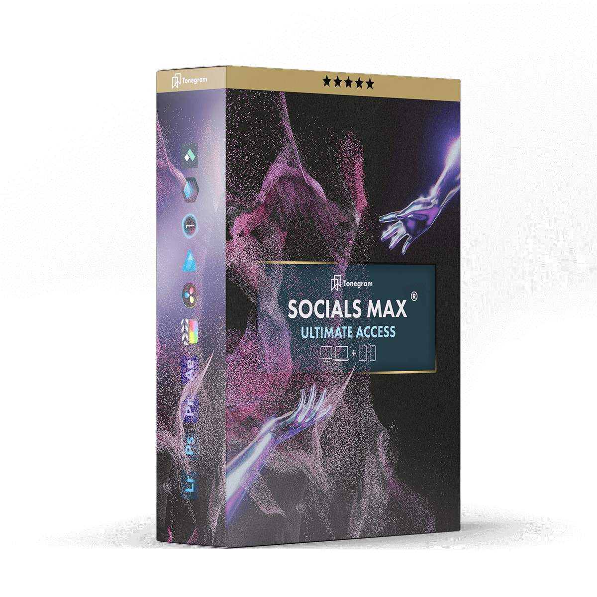 Tonegram Max: Socials