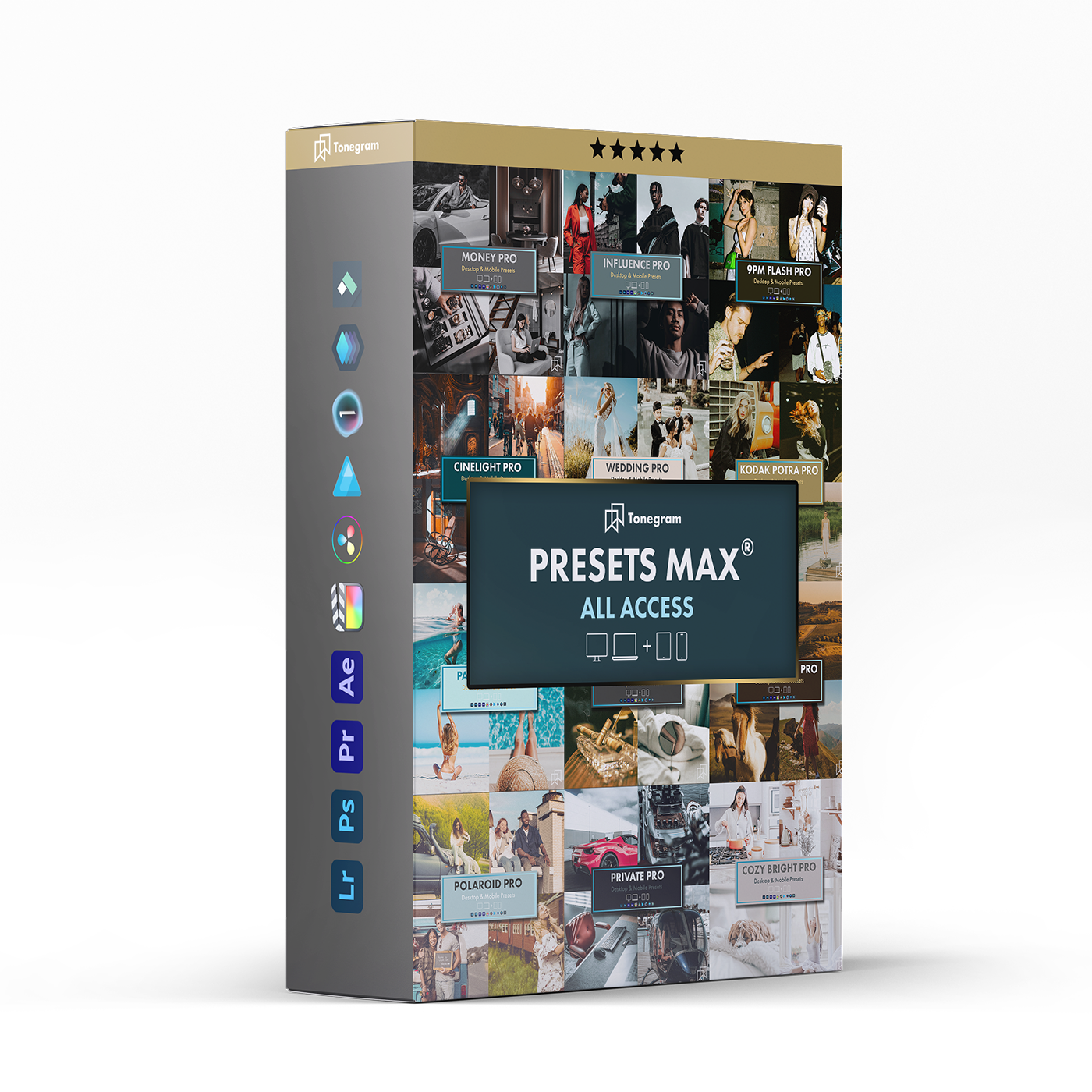 Tonegram Max: Lightroom Preset Bundle (791+ Presets)